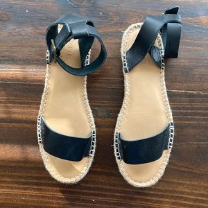 Soludos Cadiz Sandals, Black, Size 8.5, Never Worn